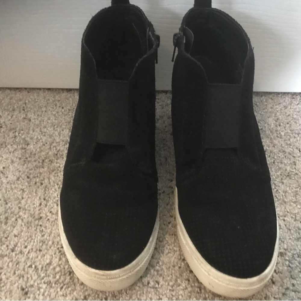 Steve Madden Women’s Black Suede Wedge Shoes